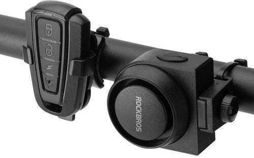 Rockbros A2 Bicycle Bell 115 Db Alarm Usb-c Remote Control Black
