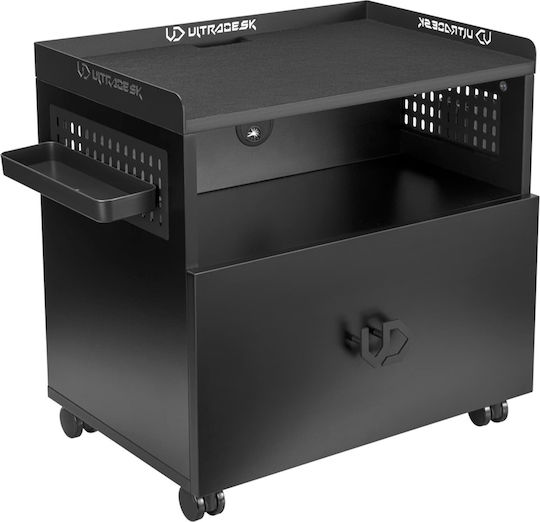 Ντουλάπι Γραφείου Μεταλλικό Μαύρο 60x49.5x29cm