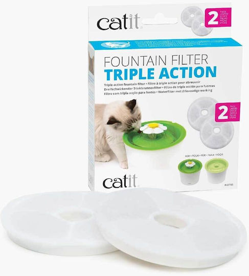 Catit Fântână Filtru de Schimb pentru Adăpătoare de Animal de Companie 14 cm