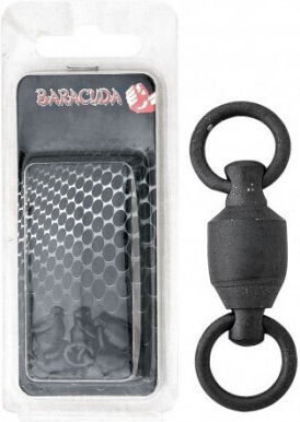 Baracuda Sârmă Split Ring De Pescuit Nr 5 Negru
