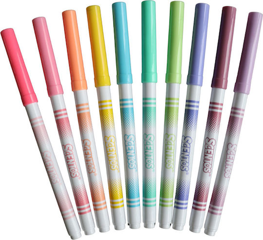SCENTOS Markere de desen aromatice set 12 culori pastel