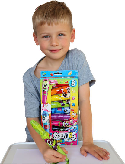 SCENTOS Markere de Desen Groase, Aromatice, Neon Set 12 Culori