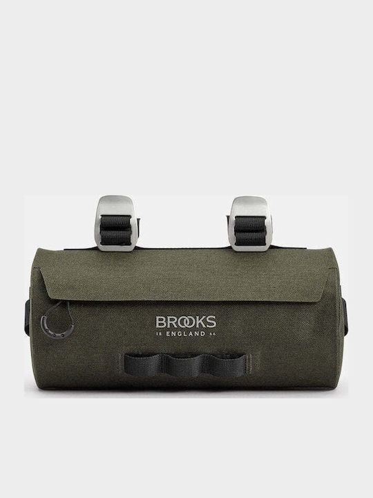 Brooks England Scape Чантичка за кормилото на велосипед 3 л Зелен BRS-BHB01PLA00401