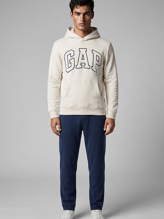 Sweatshirt with Hood White