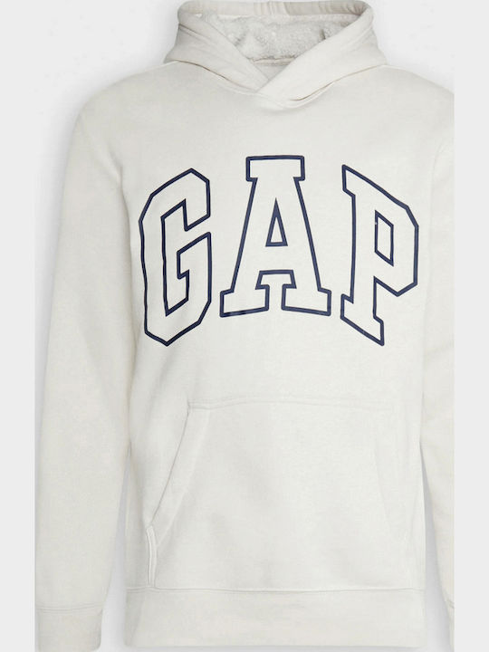 Sweatshirt with Hood White
