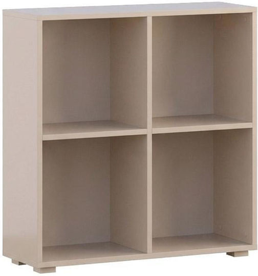 Smart 4p Библиотека Подова Дървена Кафява 74x29x76cm