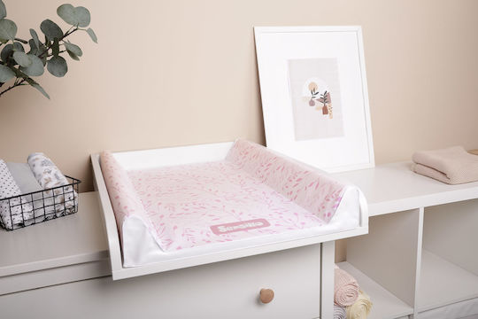 Sensillo Soft Changing Pad Pink Leaf