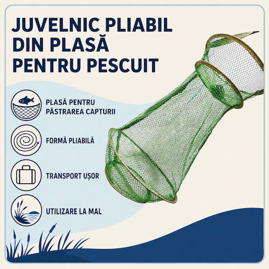 Cadru Pliabil Pentru Plasă De Pescuit Model 80504