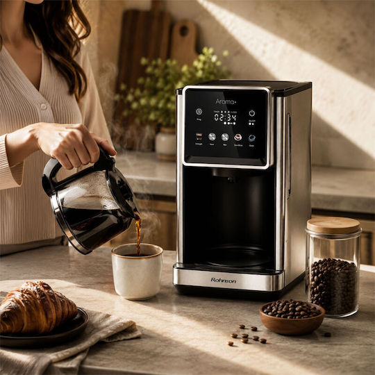 Rohnson Aroma+ Програмируема Филтърна Кафемашина 900W