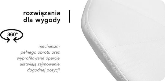 Activeshop Стол За Красота Черен С Регулируема Височина