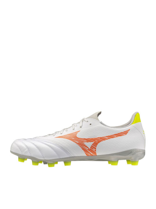 Mizuno Morelia Neo FG Football Shoes with Cleats White