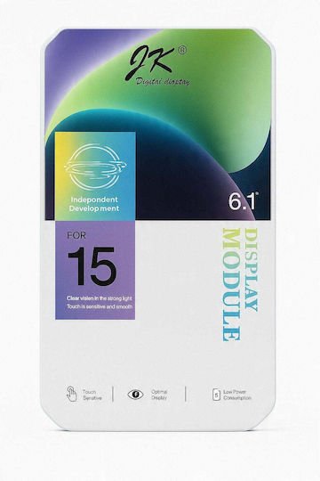 Μοναδα Οθονης Lcd Jk Iphone 15 Jk Κουτι Οθονης Αφης