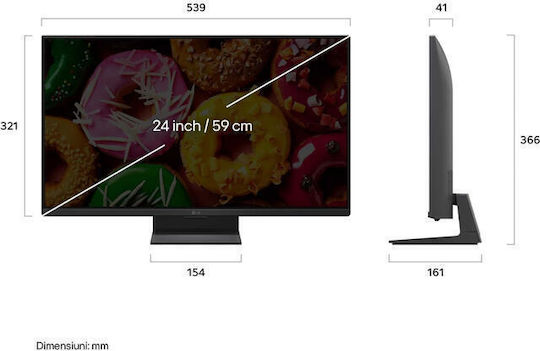 LG Smart Телевизор 24" Full HD LED 24LB70003LA HDR (2026)