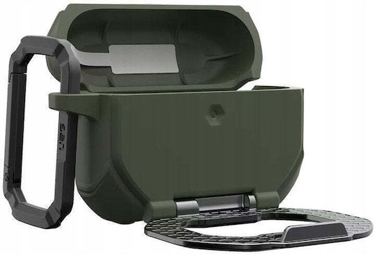 Urban Armor Gear Uag Monarch Airpods Pro Schutzhülle Olive Silber