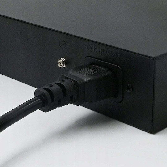 Qoltec 52289 Unmanaged L2 PoE Switch με 6 Θύρες Ethernet