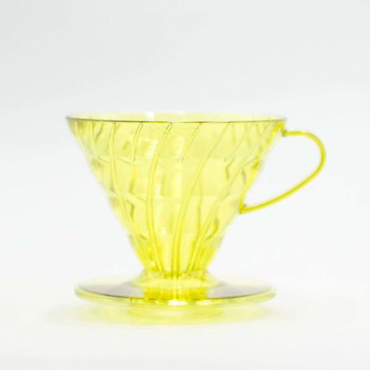 Plastic Drip Hario V60-02 Sunflower Yellow Yellow