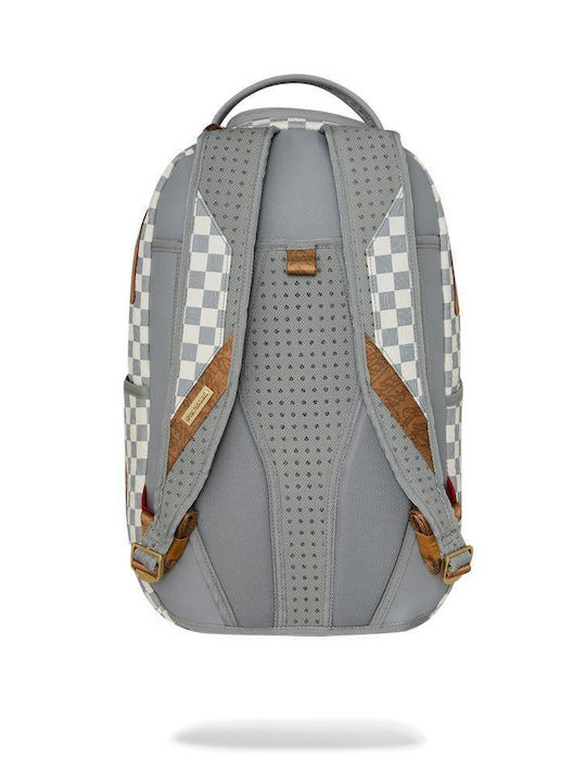 Sprayground Backpack Embossed Check Cream DLXSV