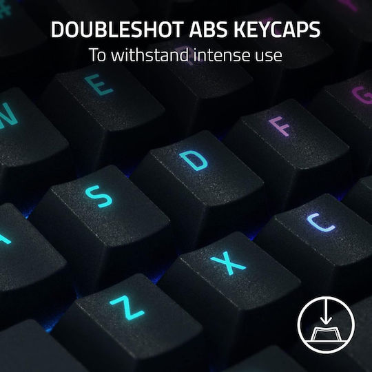 Razer BlackWidow V4 Pro Gaming Mechanical Keyboard with RGB Lighting English UK Green