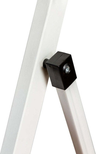 MSW Metallische Leiter mit 3 Stufen