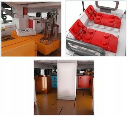 Mould King Building Blocks Catamaran Sailboat for 8+ Years 890 Pieces