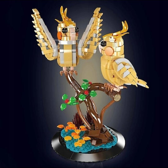 Mould King Building Blocks Black-capped Lory for 8+ Years 1052 Pieces