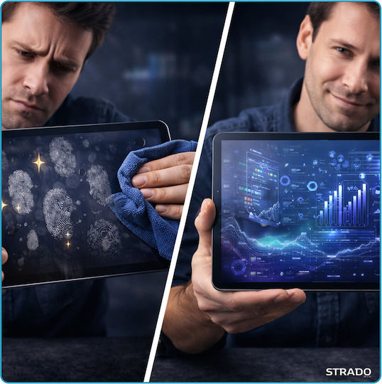 Strado-tech Ματ Σκληρυμένο Γυαλί Samsung Galaxy Tab A11 8.7 2025 A9 2023 – Προστασία Οθόνης 9h