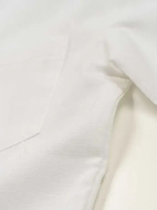 Kids One Color Short-Sleeved White Shirt