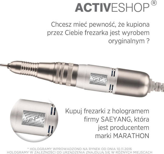 Saeyang Rechargeable Nail Drill Marathon K38 Crafien Mini Black 118099
