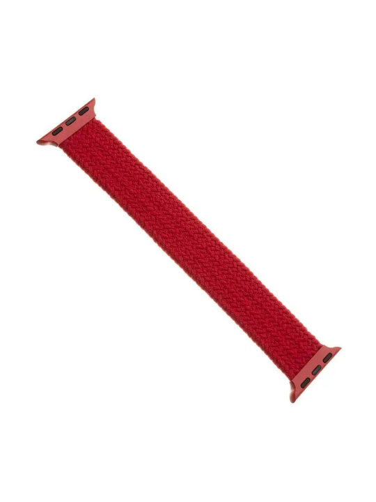 Еластична Нилонова Каишка Fixed Nylon Strap Apple Watch 38 40 41mm Размер L Червена