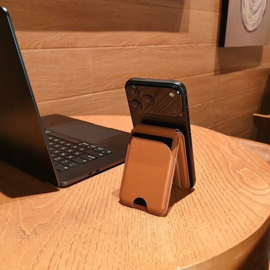 Husă Magnetică Pentru Telefon Jabees MagSafe 4 Carduri Rfid Portofel Magnetic Magwallet Secure Albastru Închis