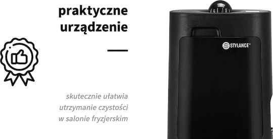 Activeshop Gabbiano Автоматична Прахосмукачка За Салон За Козметична Екипировка 1400w Монтиране За Събиране На Коса