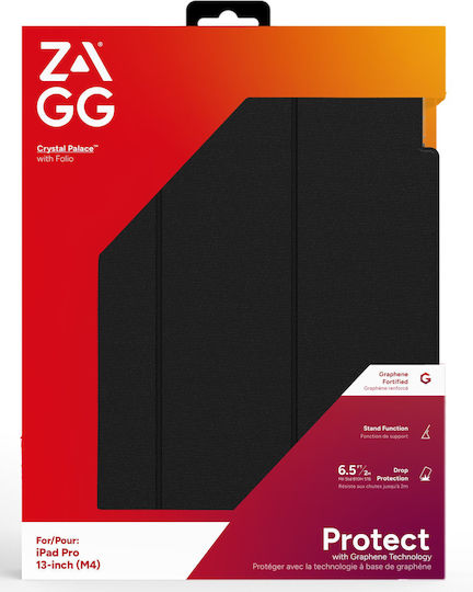 Калъф за таблет Zagg International Zagg Crystal Palace Folio iPad Pro 13'' M4 Прозрачен