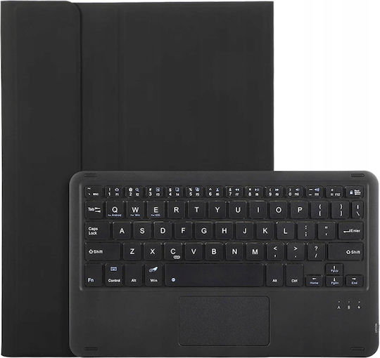 Калъф 4kom L Магнитна Клавиатура Samsung Galaxy Tab S10 Fe Plus 13.1 Bluetooth Touchpad Cfs10p
