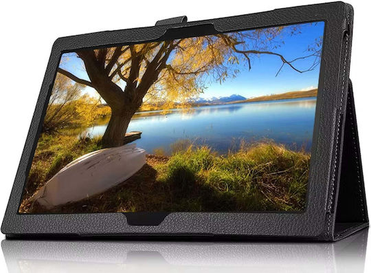 4kom L Тънък Защитен Калъф Капак Lenovo Tab M10 10.1 2022 3-то Поколение 3rd Gen Черна Стойка