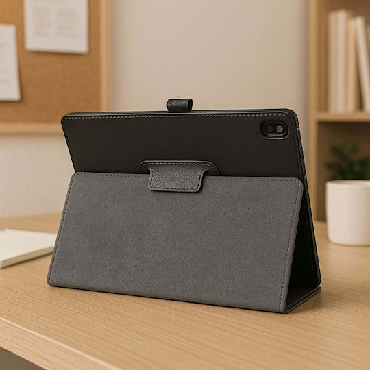 4kom L Тънък Защитен Калъф Капак Lenovo Tab M10 10.1 2022 3-то Поколение 3rd Gen Черна Стойка