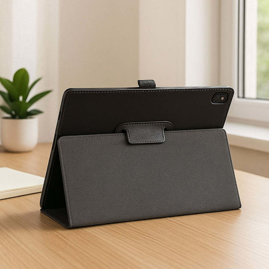 4kom L Тънък Защитен Калъф Капак Lenovo Tab M10 10.1 2022 3-то Поколение 3rd Gen Черна Стойка