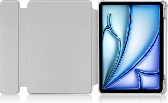 4kom L Защитен Калъф 360° Клавиатура iPad 10.9 2022 Gen 10 11 2025 A16 Gen 11 Сив