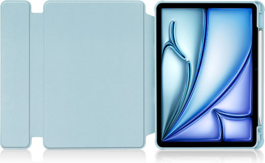4KOM L Калъф 360° Клавиатура Apple iPad 10.9 2022 Gen 10 11 2025 A16 Gen 11
