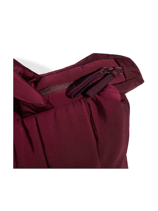 Damen Tote Tasche Burgundisch
