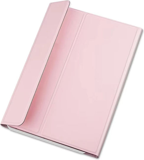 4KOM L Защитен калъф с клавиатура Galaxy Tab S10 Lite 10.9'' Sm-x406 Sm-x400 2025 Розов