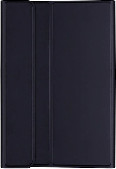 4KOM L Защитен калъф с клавиатура за Galaxy Tab S10 Lite 10.9'' SM-X406 SM-X400 2025 Черен