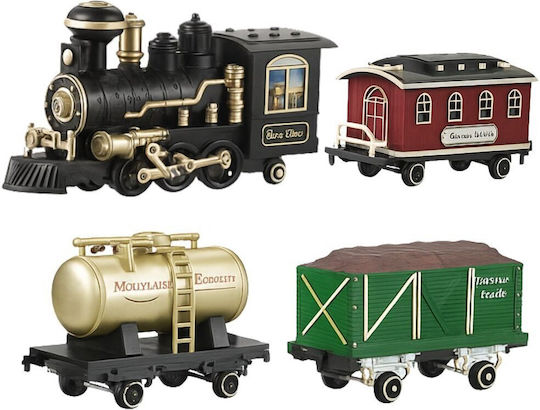 Lean Toys Set with Train with Sound, Light and Smoke for 3+ Years
