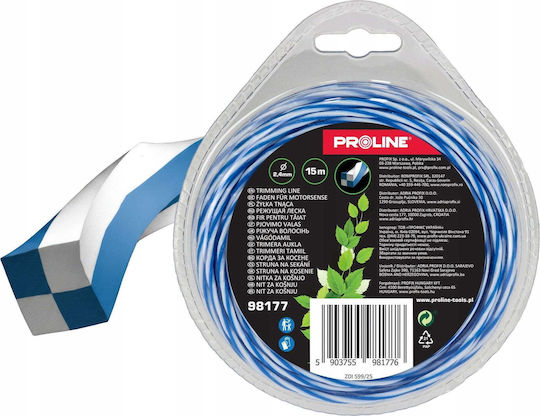 Proline Fir de tăiere răsucit cu lungimea de 15 m și grosimea de 2.4 mm
