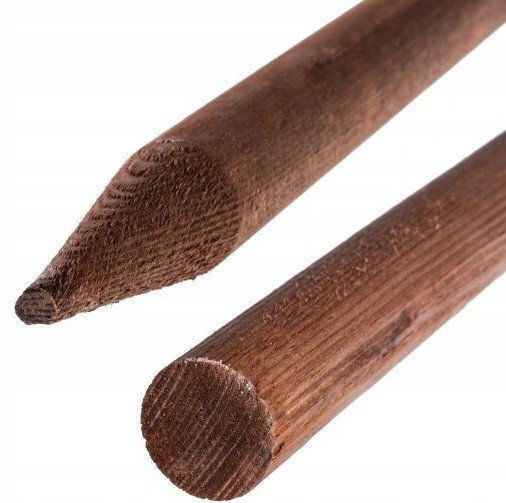 Wooden Treated Picket Kard 800mm Ø23mm Natural Wood