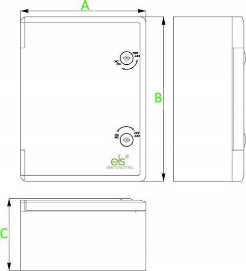 ELS Elektrotechnika Panel Cabinet Wall Mounted