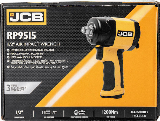 JCB JCB-RP9515 Въздушен ключ 1/2" с Максимален Въртящ Момент 122.36kgm