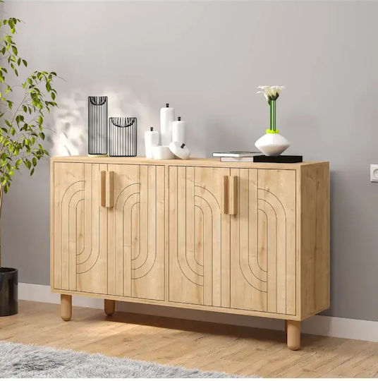 SteweHome Konsolentisch Holz Braun M120xB30xH75cm