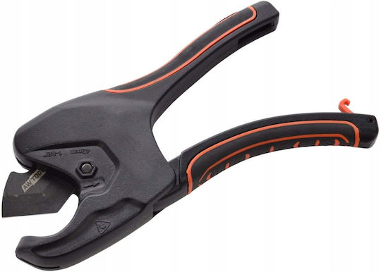 AWTools Hand Ratchet Pipe Cutter Maximum Cutting Diameter 42mm for Plastic / PEX / Aluminum AW31509BL