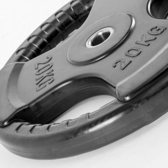 inSPORTline Каучуков Диск 1 x 20kg Φ30mm с Дръжки