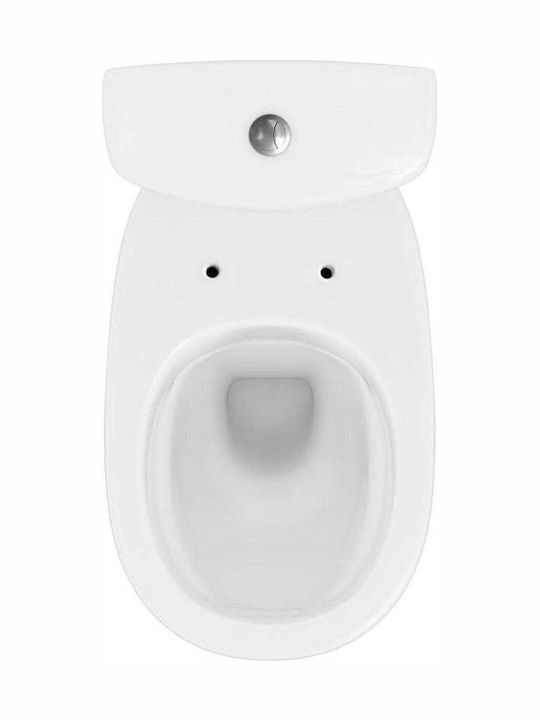 Cersanit Arteco Floor-Standing Toilet Rimless with Duroplast Cover White